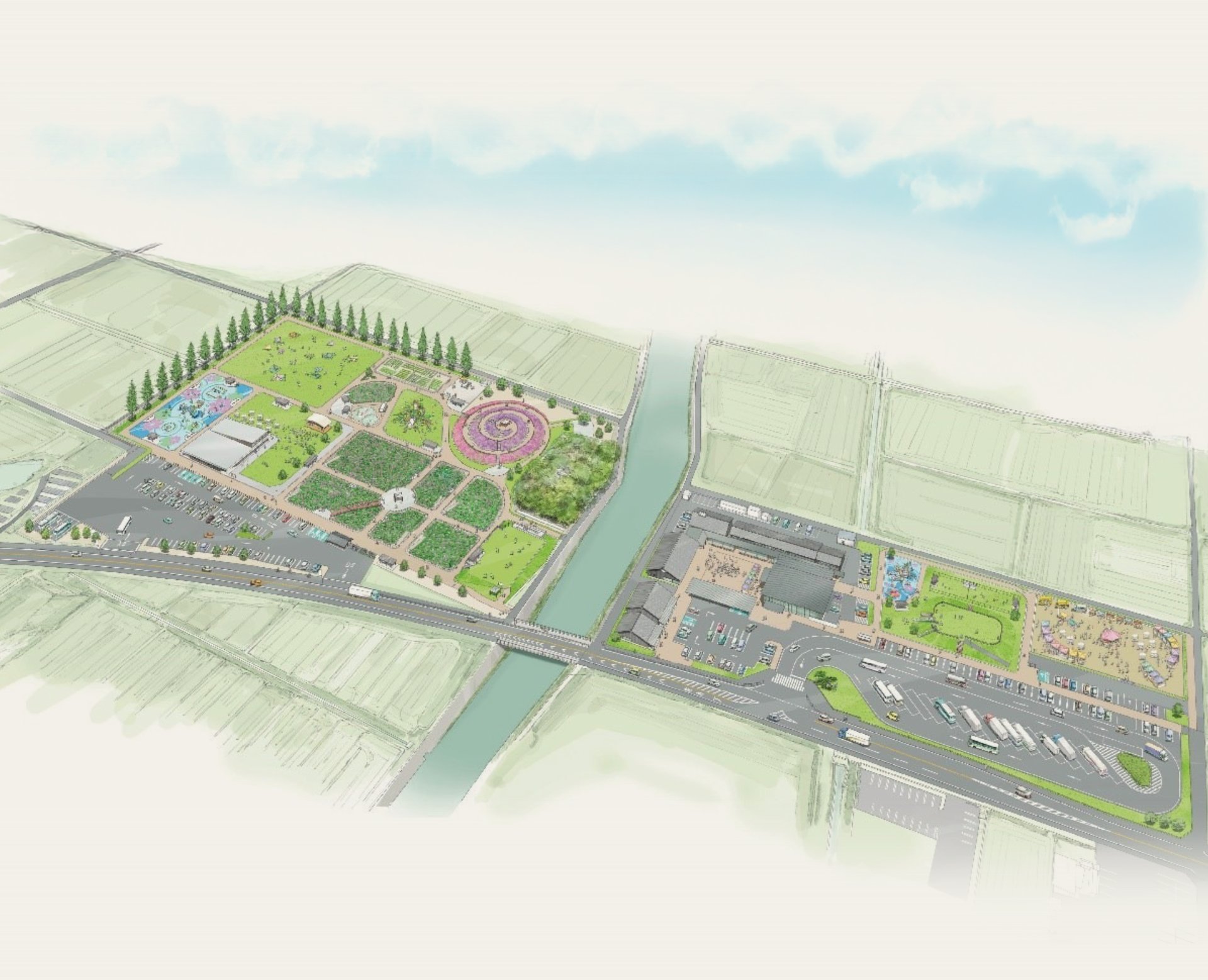 🚗 후레아이노사토 하스 파크 도로 휴게소 (미치노에키 후레아이노사토 하스 파쿠) 이미지 1